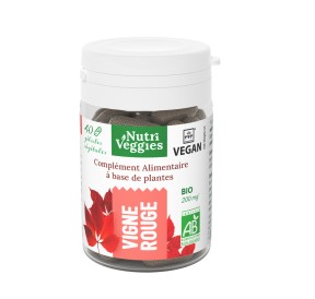 Vigne rouge Bio 40 gélules