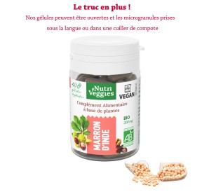 Marron d’Inde Bio végan. Phytothérapie