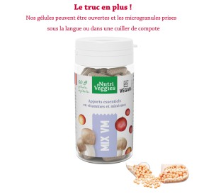 Mix VM .Mélange vitamines et minéraux. Végan