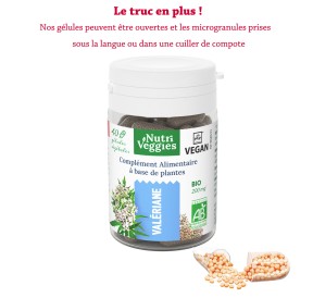 Valériane Bio végan. Phytothérapie