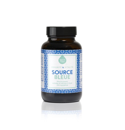 SOURCE BLEUE® 90 gélules - spiruline et phycocyanine - Vitalité - Immunité