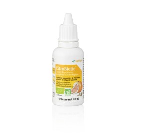 CitroBiotic® BIO (extrait de pépin de pamplemousse) vitamine C : immunité/réduire la fatigue/métabolisme énergétique normale