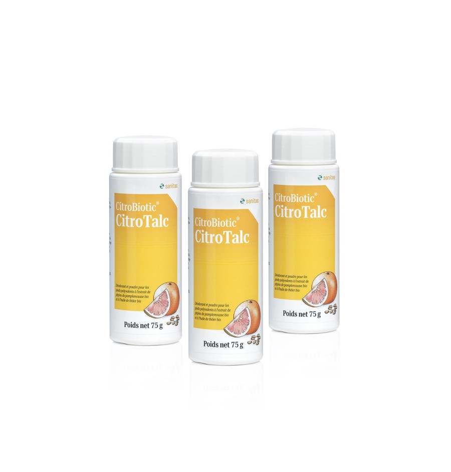 Talcs au pamplemousse Lot de 3
