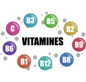 mix-B. Vitamines B (B1, B2, B3,B5,B6,B8,B9,B12).Stress et fatigue